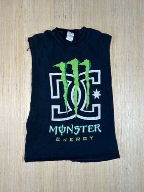 Monster Energy x DC Shoes Tank Top Size Small Men’s Punk Skate Big Logo
